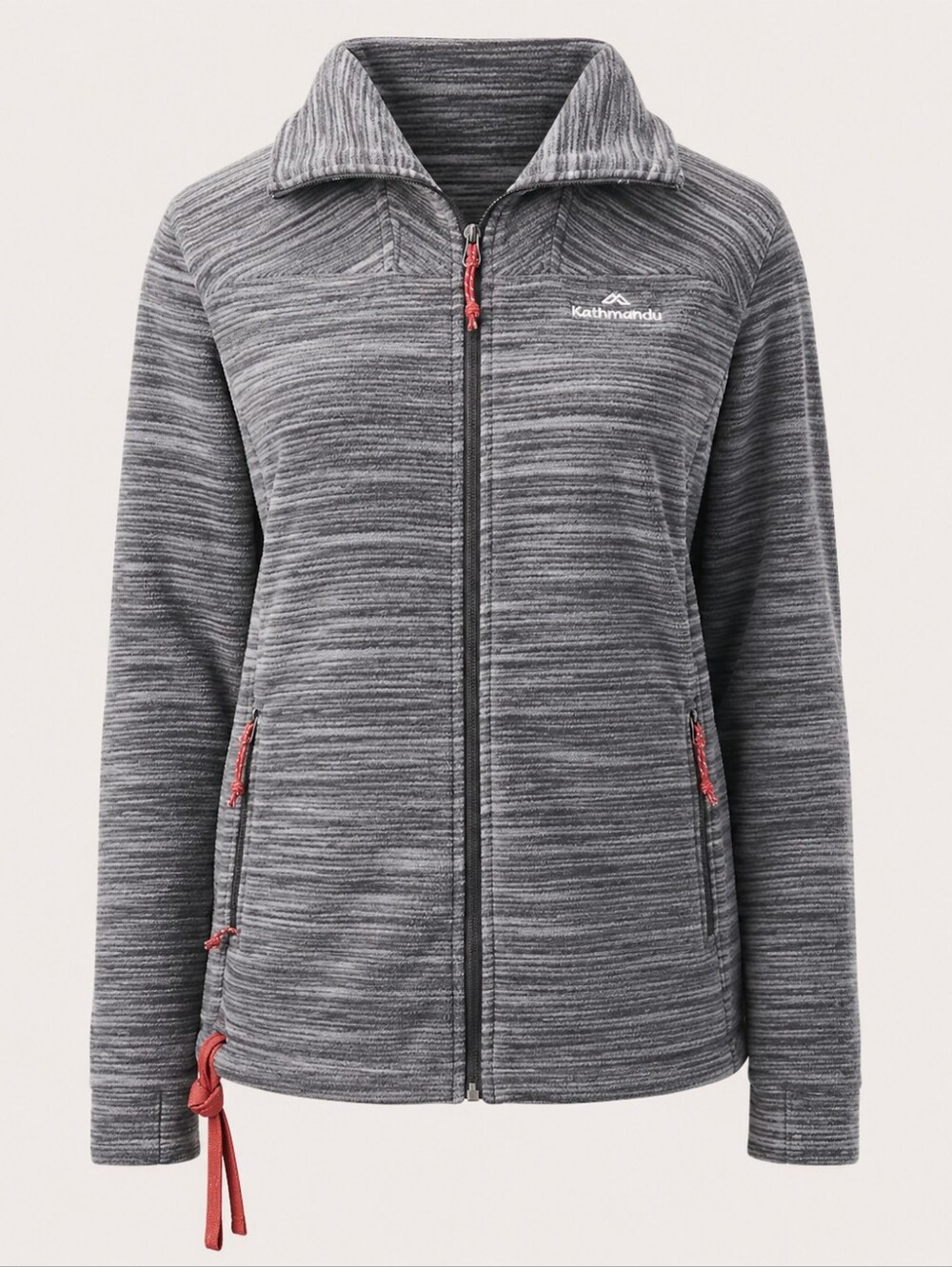 KATHMANDU | Logo Altica Full Zip Fleece Jacket Thumb Hole Hiking Gray | 16